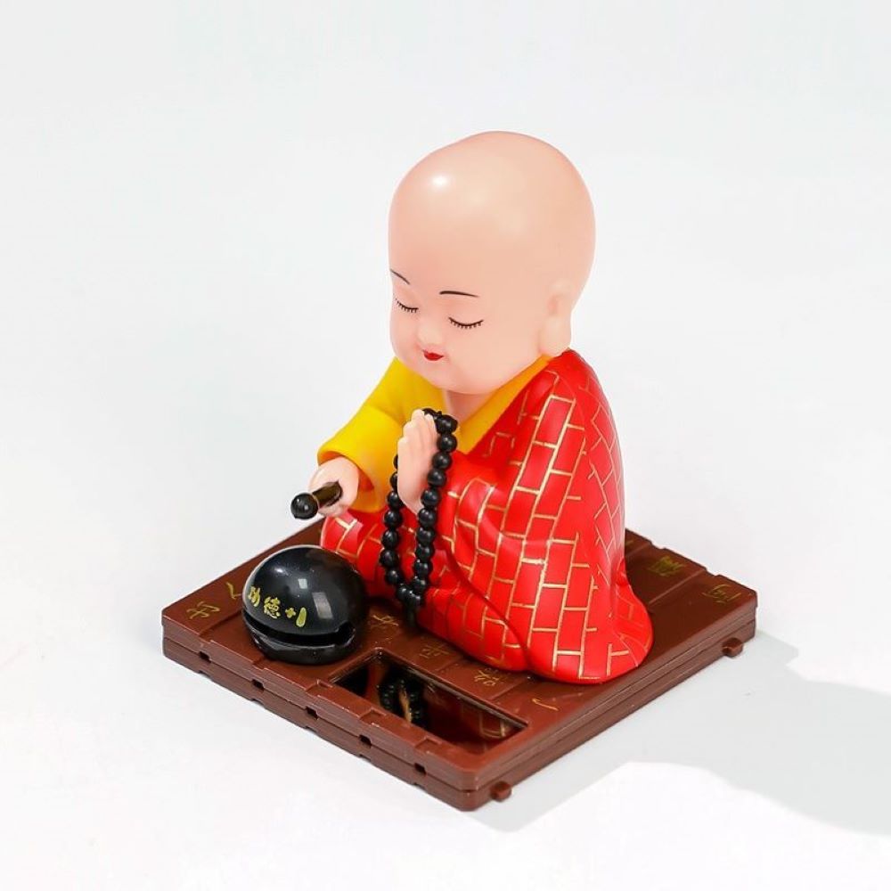 태양열 목탁치는 스님 부처님오신날 동자승 노호혼