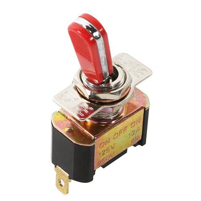다전 토글스위치-평손잡이형 DJT-2210F(적색) DJT-2