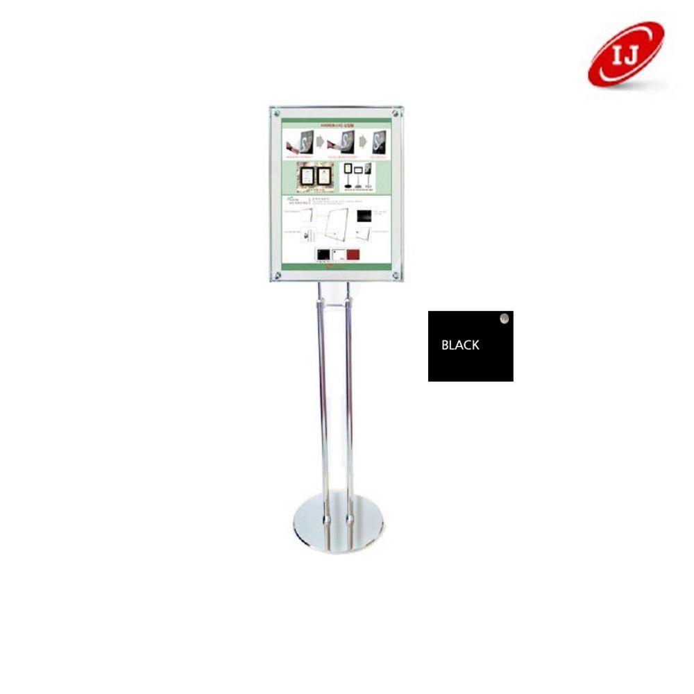 포스터 자석액자 스탠드 APS-1250CP B4 가로세로 검정