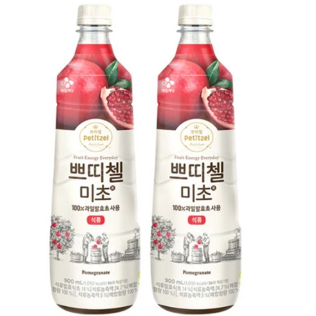 미초석류900ml x2개묶음/식초/흑초/음료수/미초