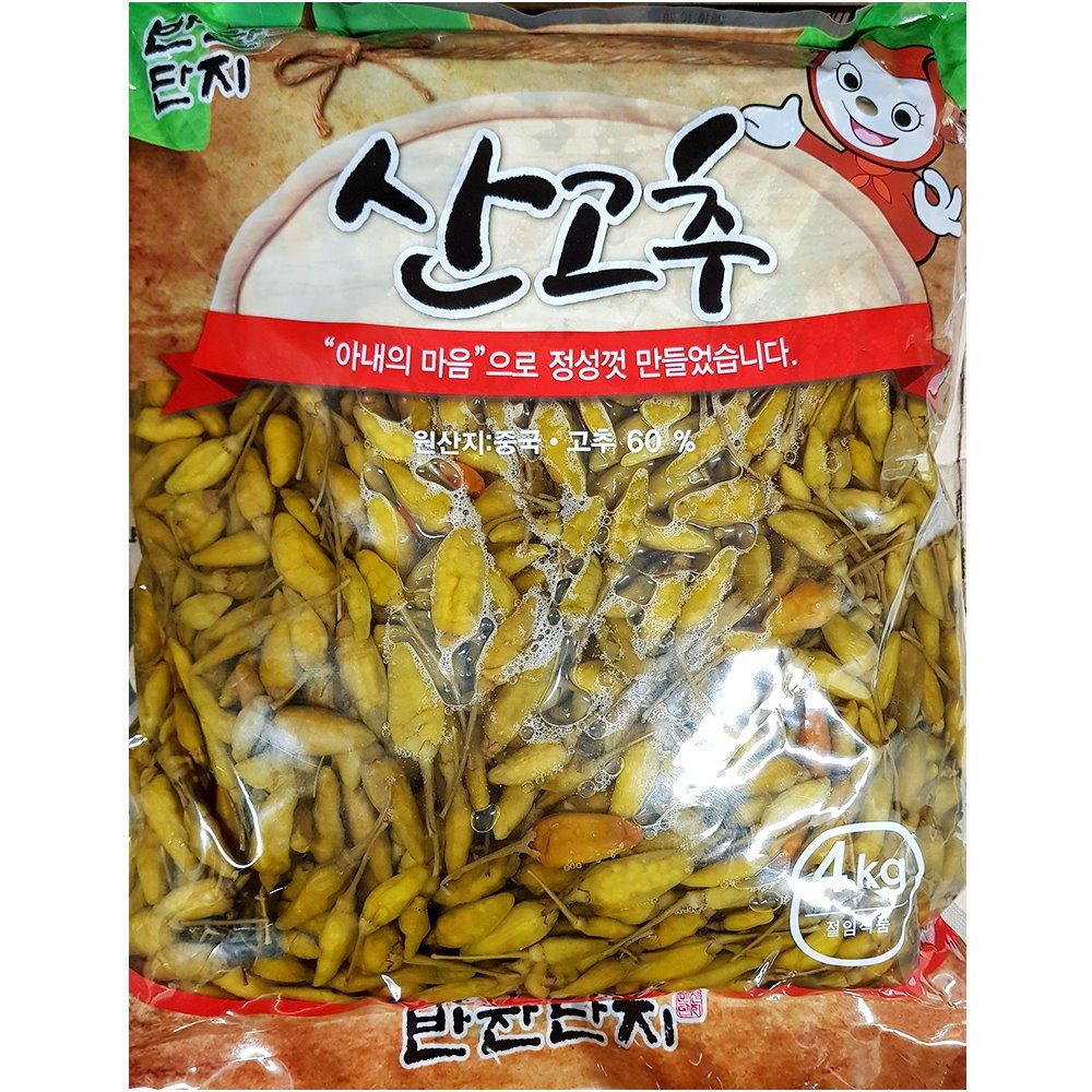 업소용 식당 식자재 재료 반찬단지 반찬 산고추 4kg