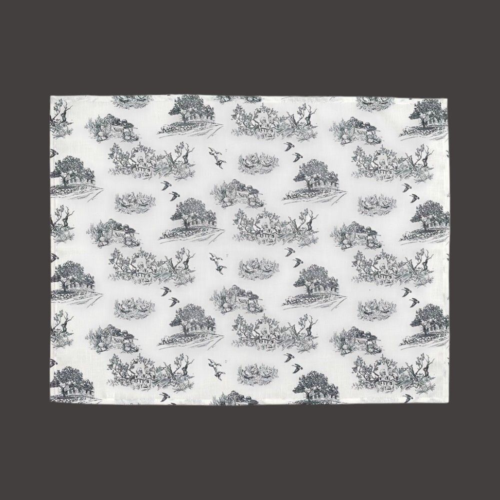 린넨 테이블커버 (140x100cm 블랙) JT63