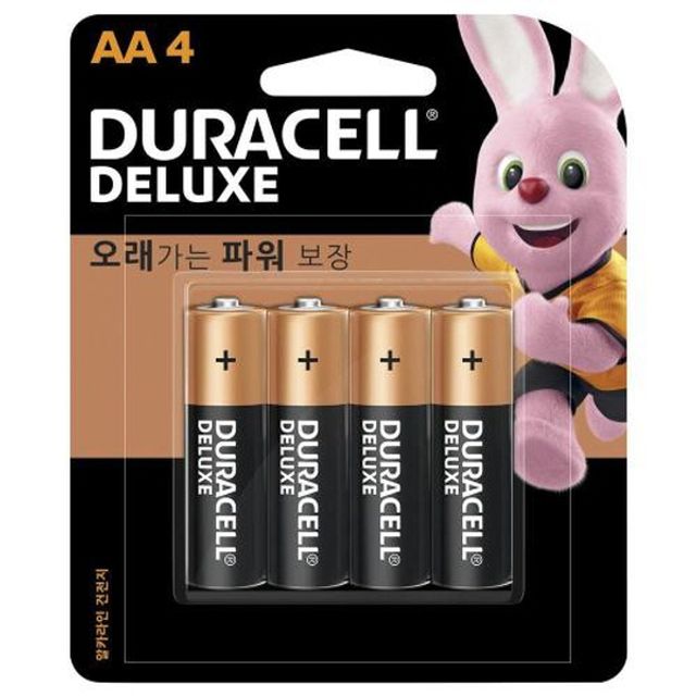 듀라셀 LR6(AA) 4P 알카라인 디럭스 건전지 48알