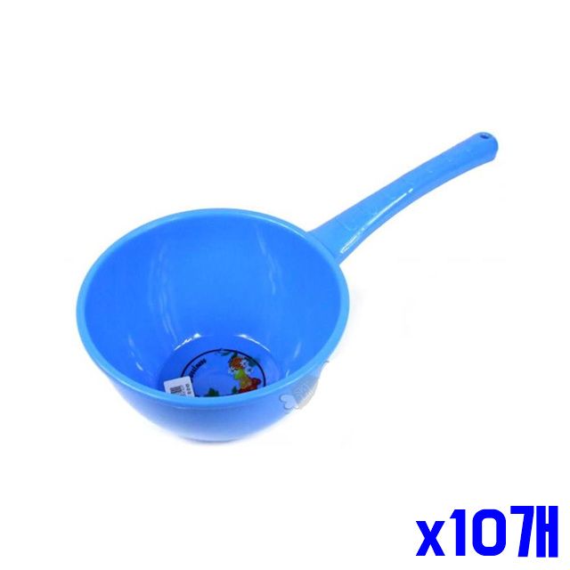 욕실 색상랜덤 x10개 자루바가지 플라스틱 특대 바가