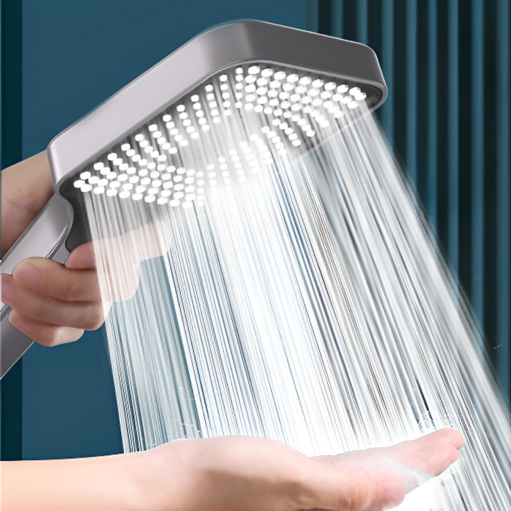 3단조절버튼대형패널샤워기헤드+1.5m샤워기호스세트