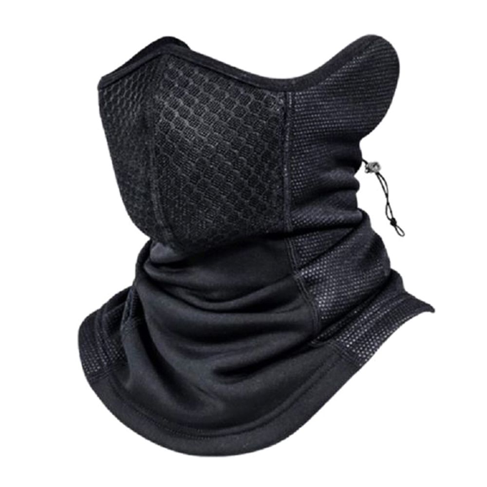 방한마스크 겨울 방한 등산 낚시 자전거 머플러 블랙