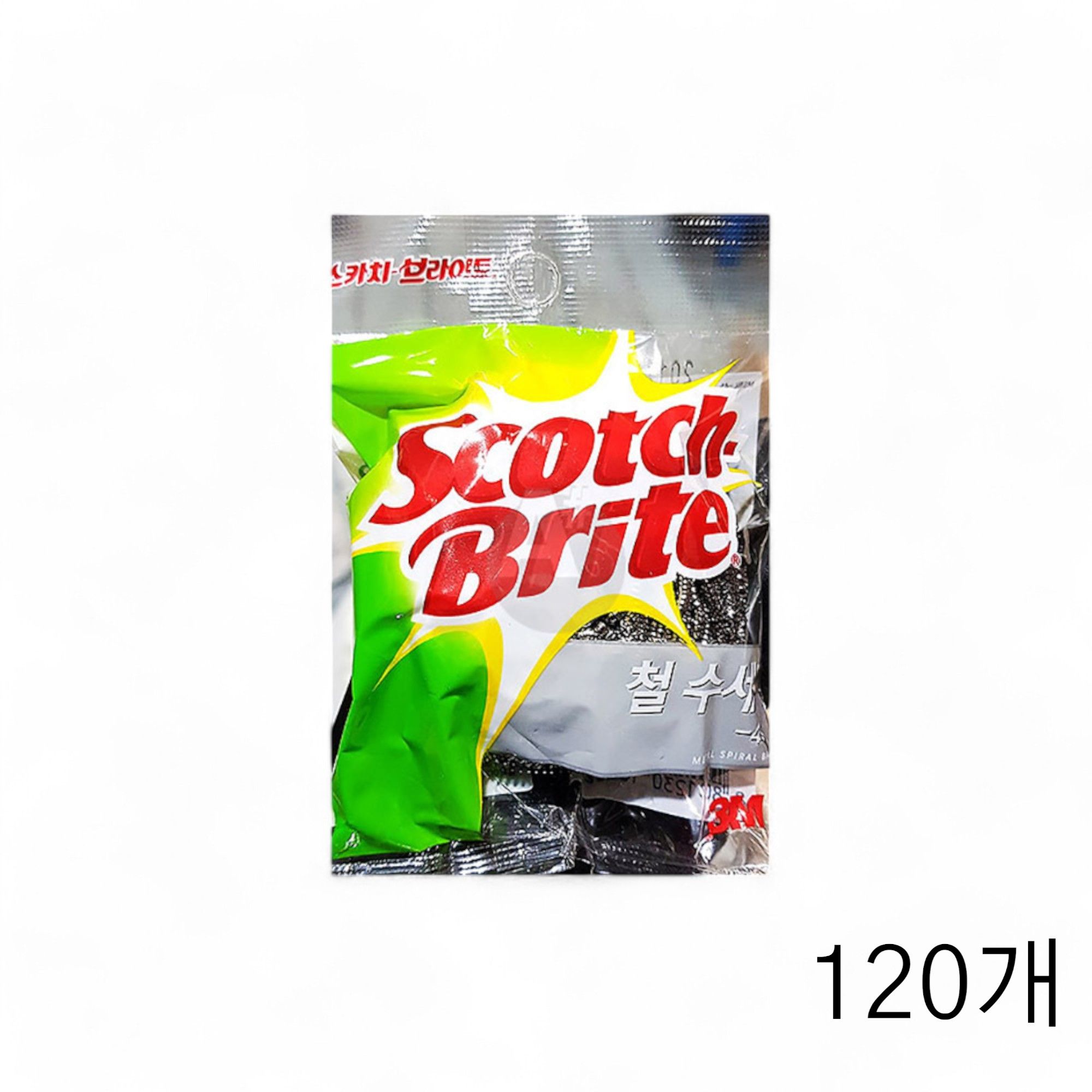 3M 스카치 브라이트 철 수세미 45gX120개 스텐수세미