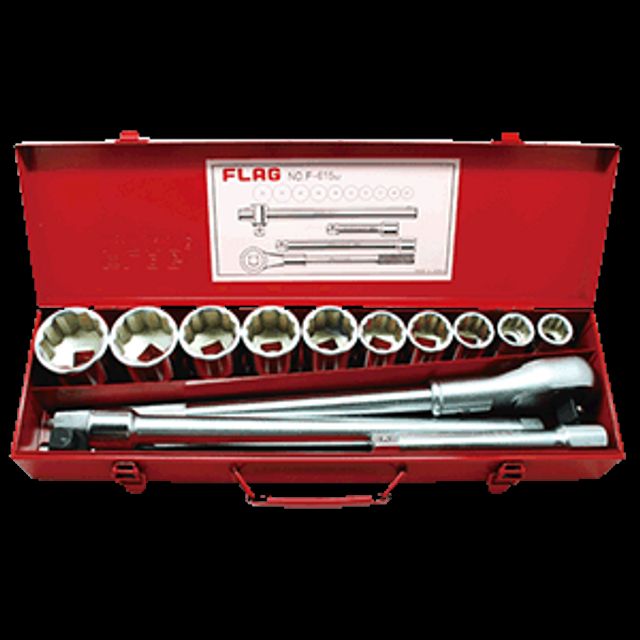 FLAG 소켓렌치세트 F-615M 3/4-15pcs
