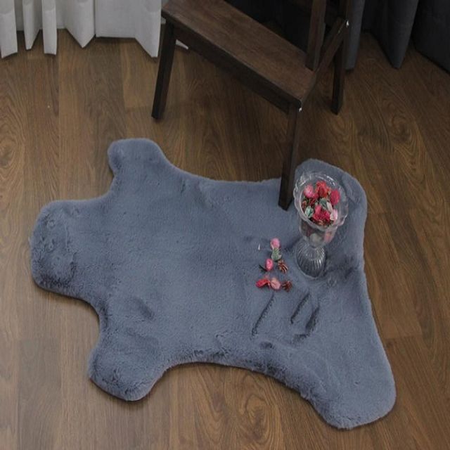 슈마켓 에코퍼 토끼털ST 러그 곰 진그레이120X160