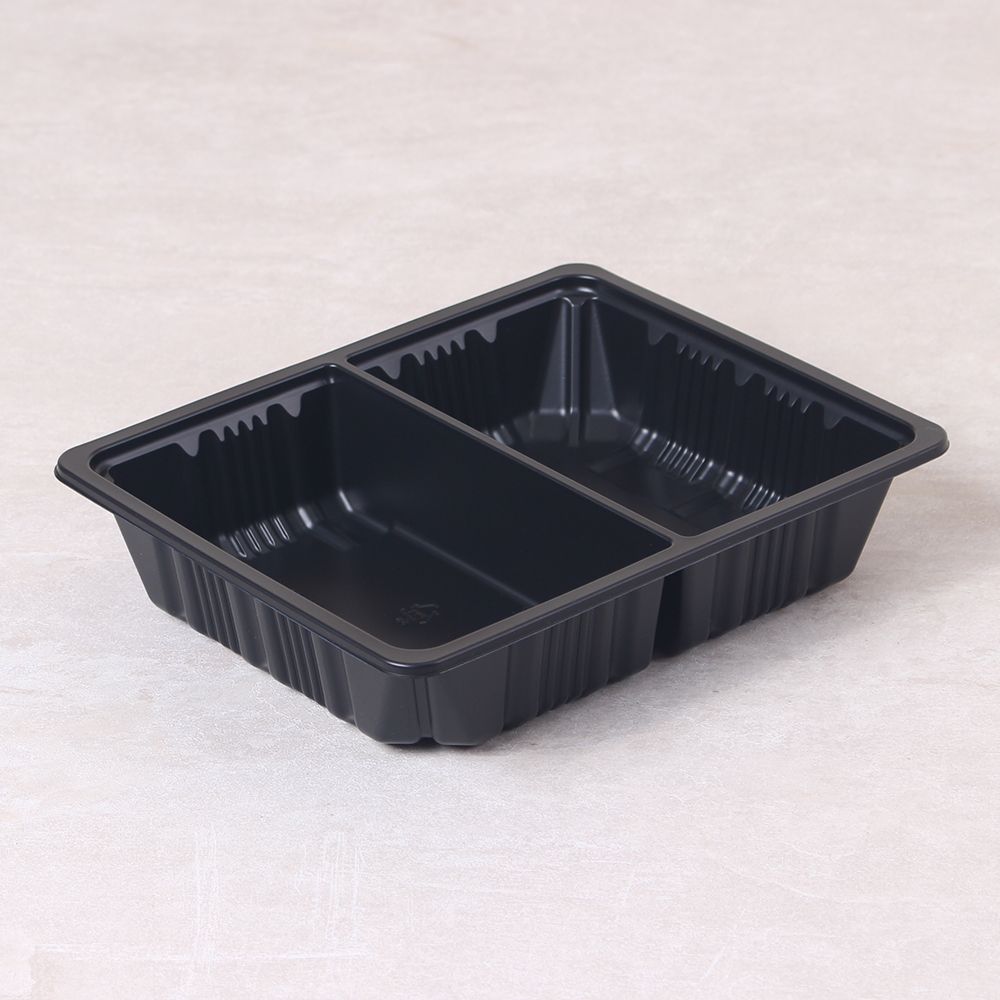 PP실링용기 JH 23195-2A 블랙 600개 일회용 포장용기