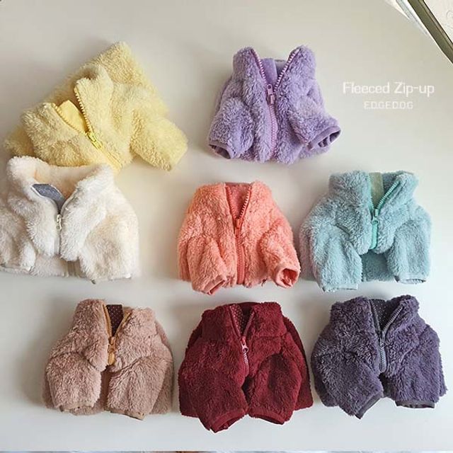 뽀글뽀글후리스(S~2XL) 강아지옷 강이지집업