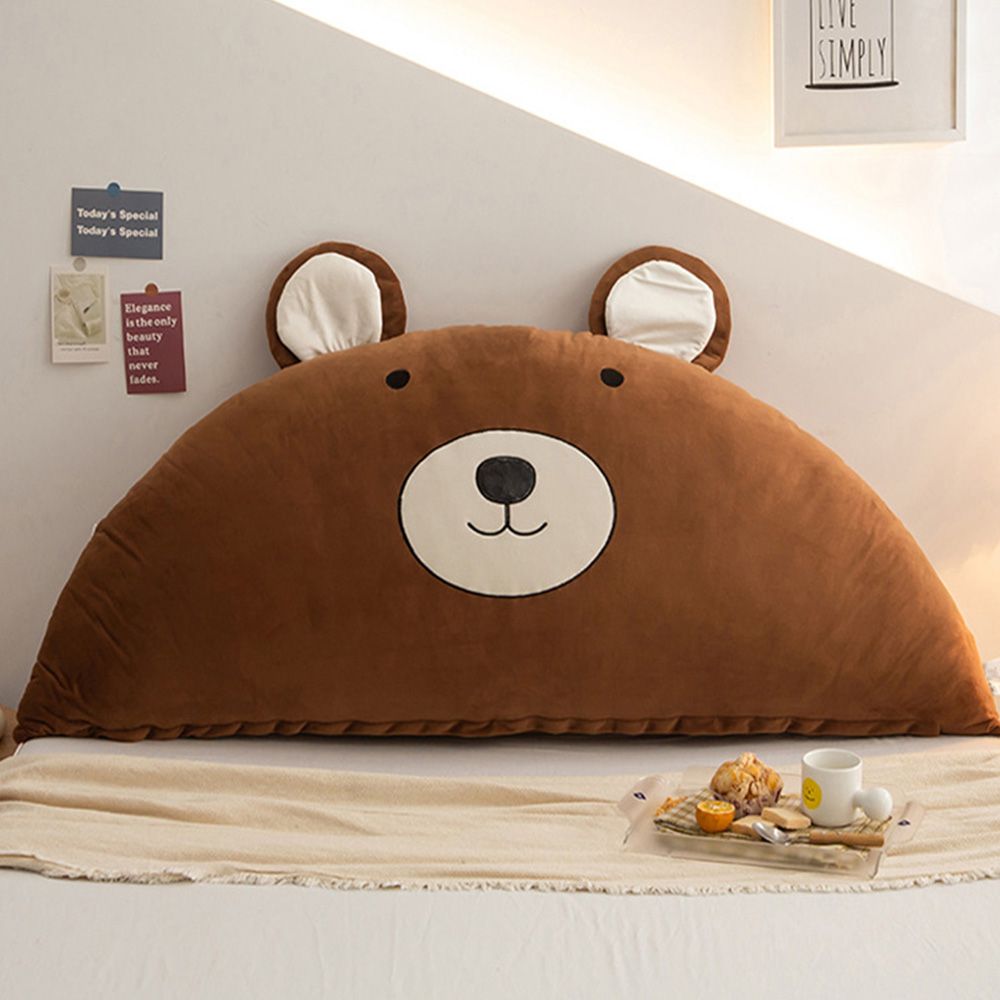150cm 브라운 등받이 곰돌이 쿠션