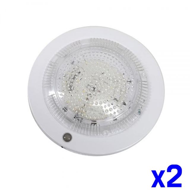 LED 센서등 15W 주광색 x2개 조명기구 형광등기구