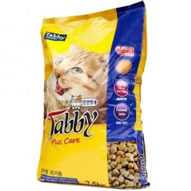 플러스케어 1개 Tabby 고양이사료7.5kg 사료 헤어볼사