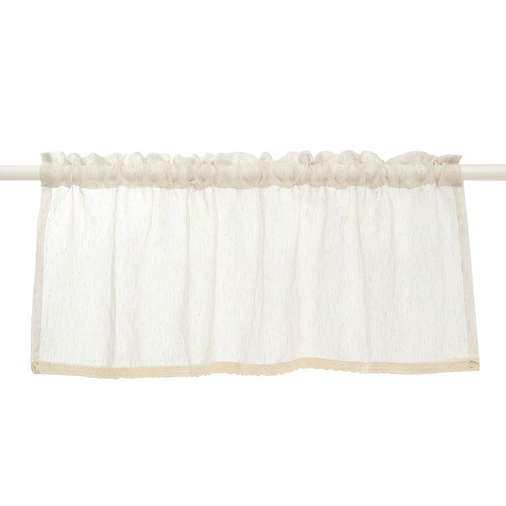 바란스 커튼 가림막커튼 주방커튼 린넨 132x45cm