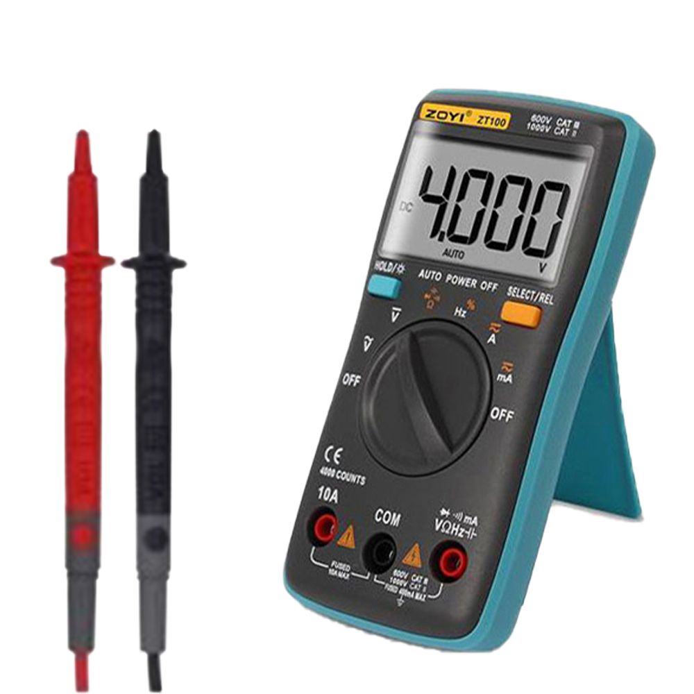 배선 산업 차량 4000카운트 멀티테스터기 ZT-100