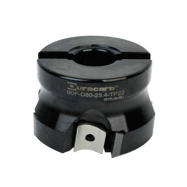 듀라카브 밀링커터 90F-D80-25.4-TP22 1EA