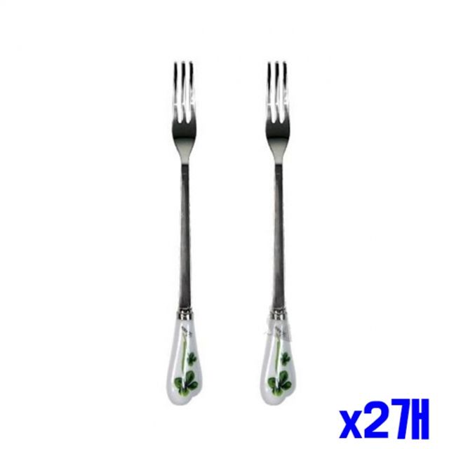 클로버 티포크 2P 15cm 10세트 x2개 손님용포크