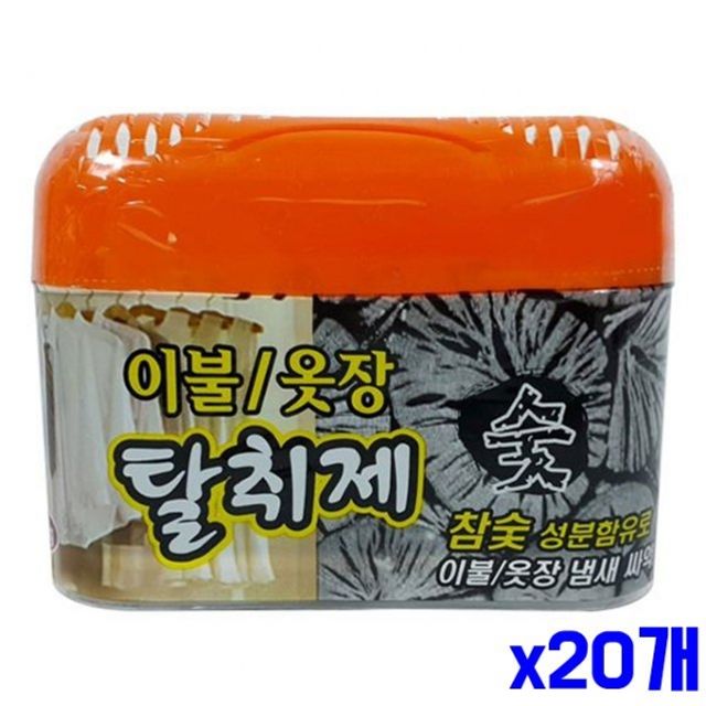 참숲성분 이불 옷장 탈취제 150g x20개