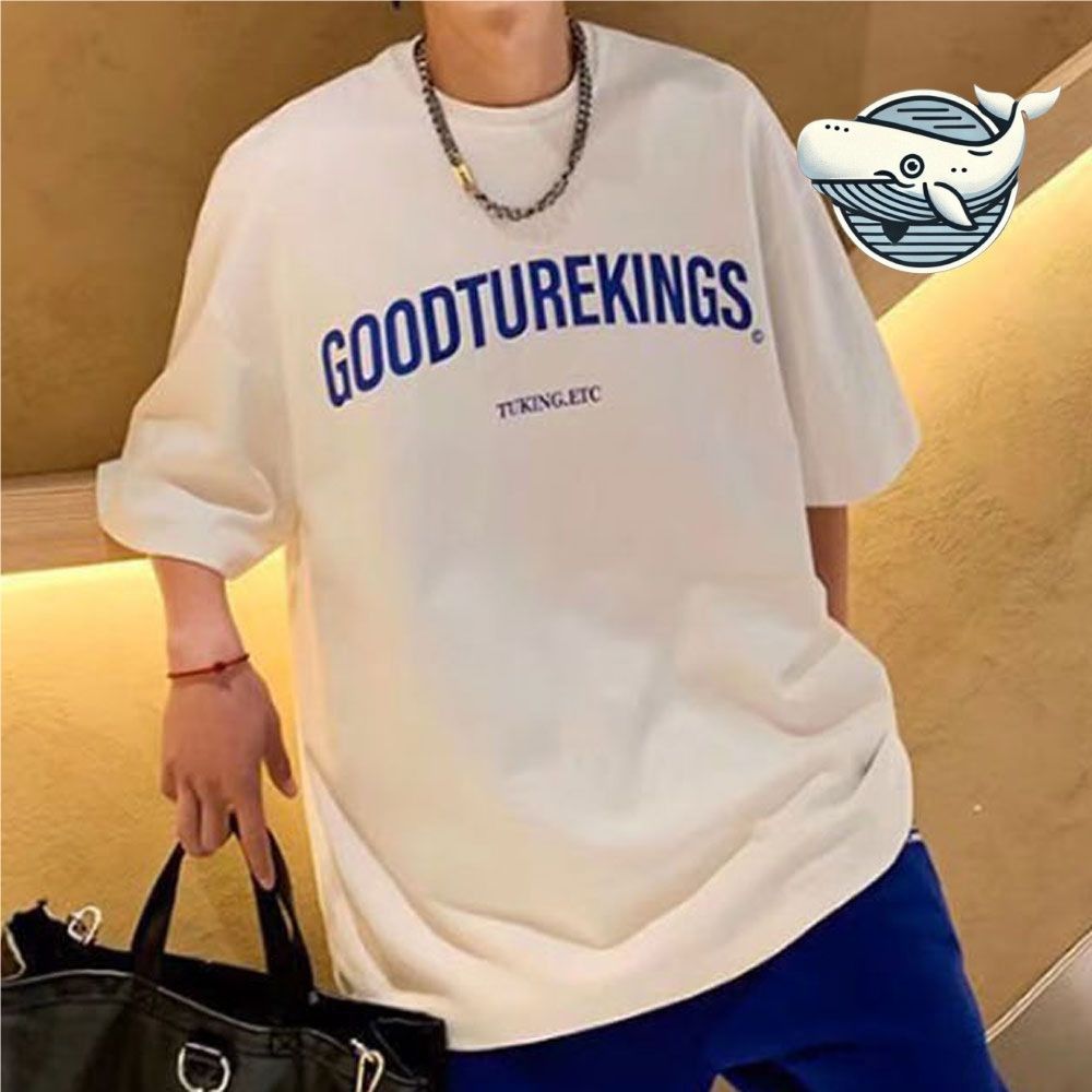 편안한 큰소매 남자 반팔티 여름 데일리룩