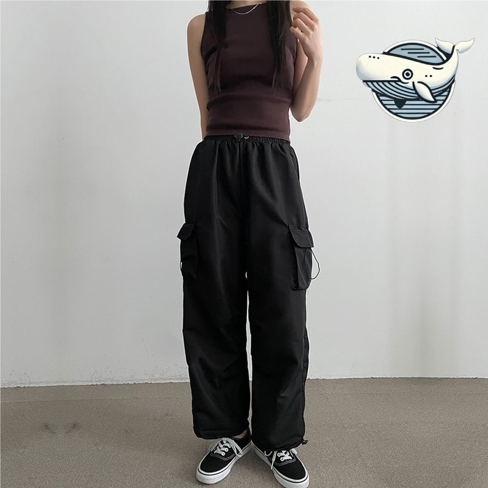 편안한 여성 카고 조커팬츠 여름 일상 데일리