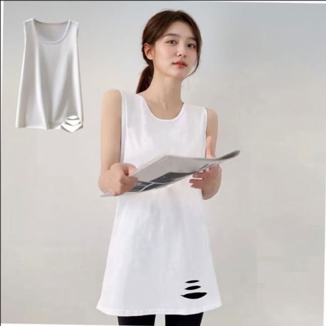 민소매나시 여름나시 커팅나시 기본 여성민소매 데이