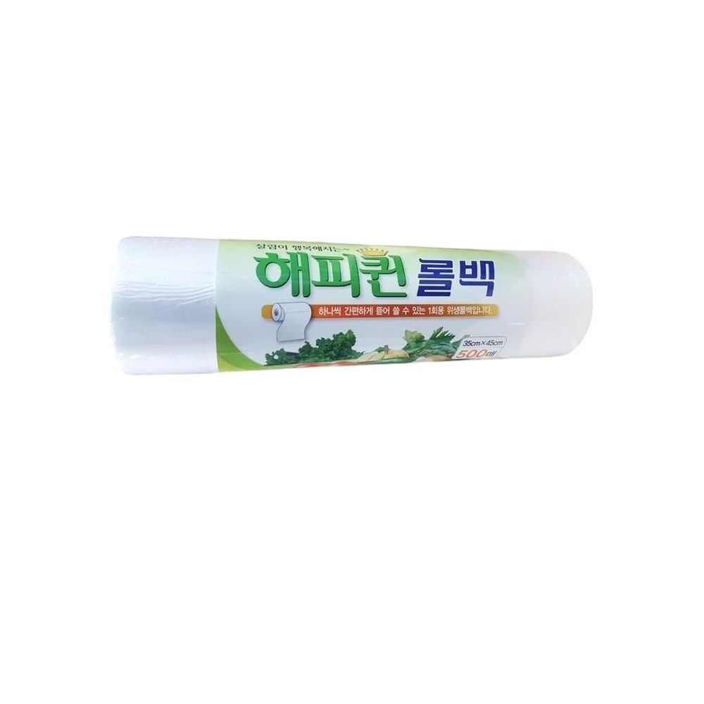 롤백 해피퀸 대 35x45 500매 x12개 -식자재 용품