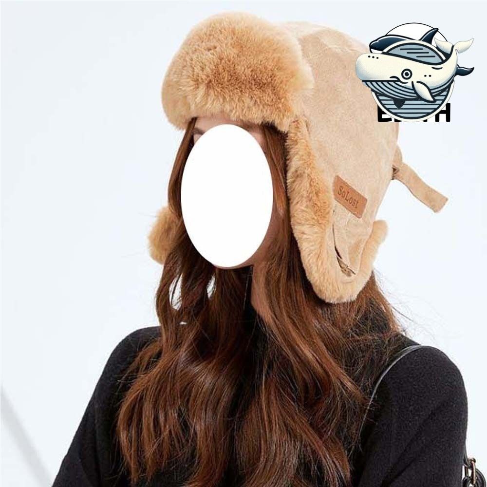 겨울 방한 모자 귀도리 털 달린 따뜻한