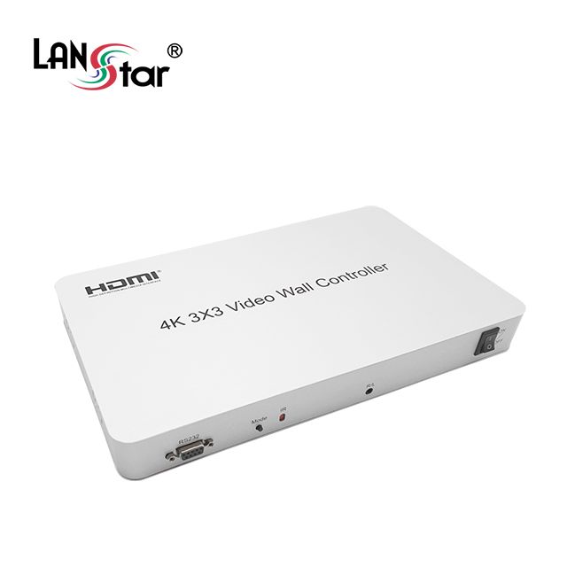 LANstar HDMI 다중 멀티비젼(3x3) 비디오월 분배기