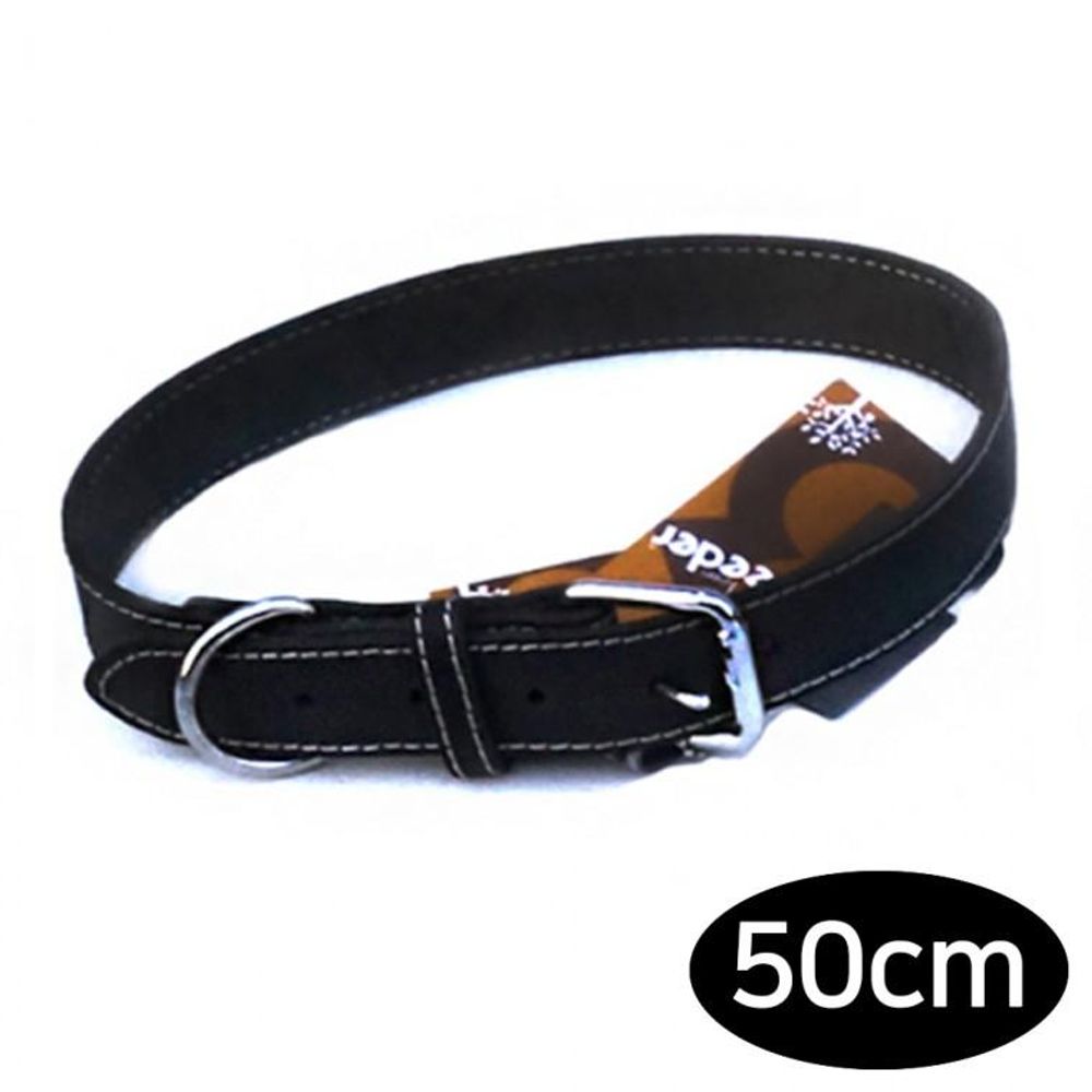 목줄 (50cm) 애견 초대형 브리더 강아지 (블랙) 개줄