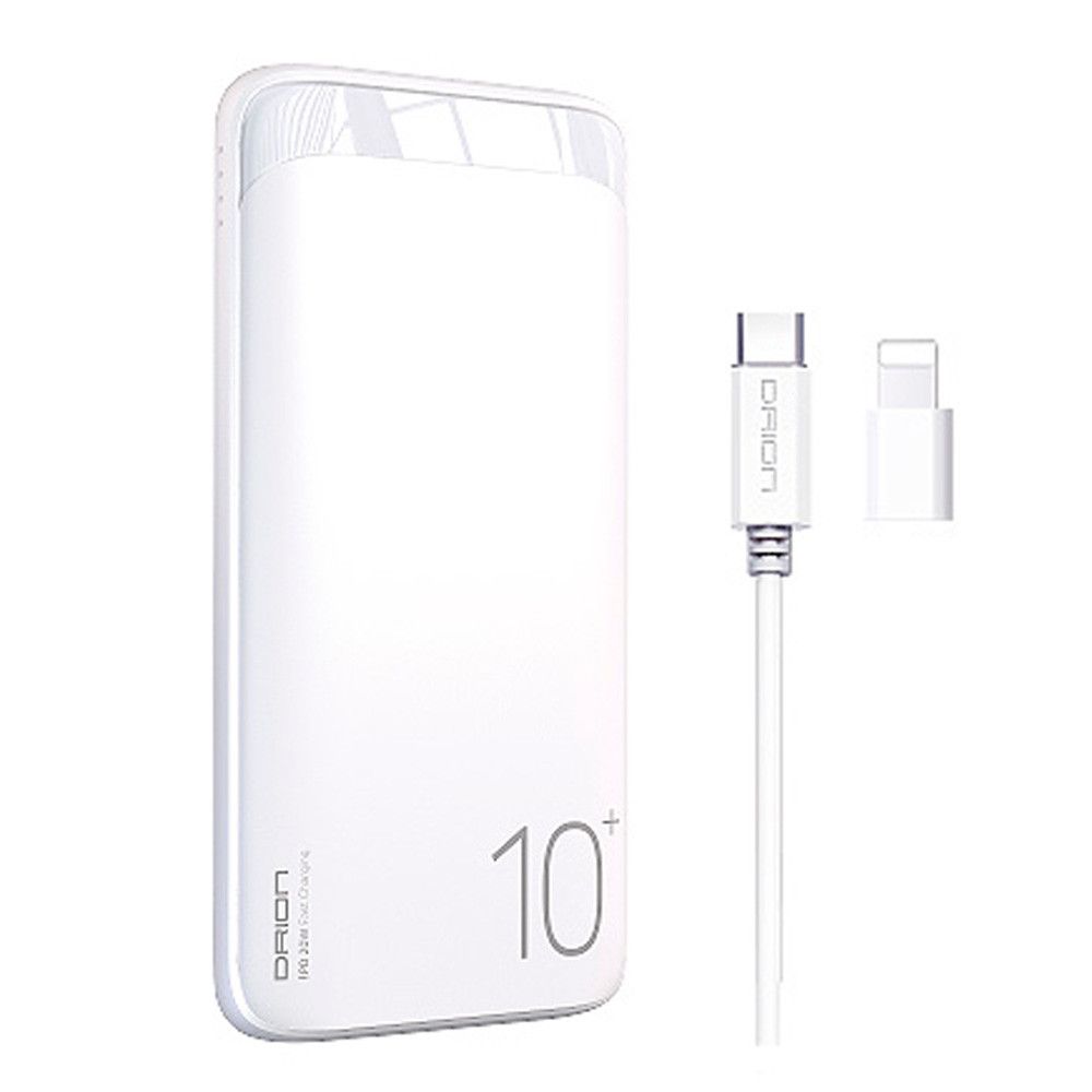 보조배터리 PD 20W QC 3.0 고속 10000mAh 화이트