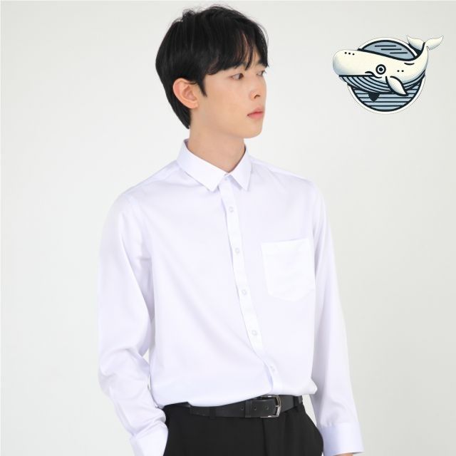스판 조직 남성 정장 셔츠 연출 가능한 여성