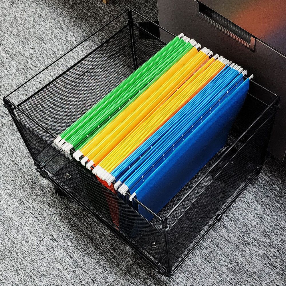 철제서랍장 이동식 문서거치식 오픈 책장