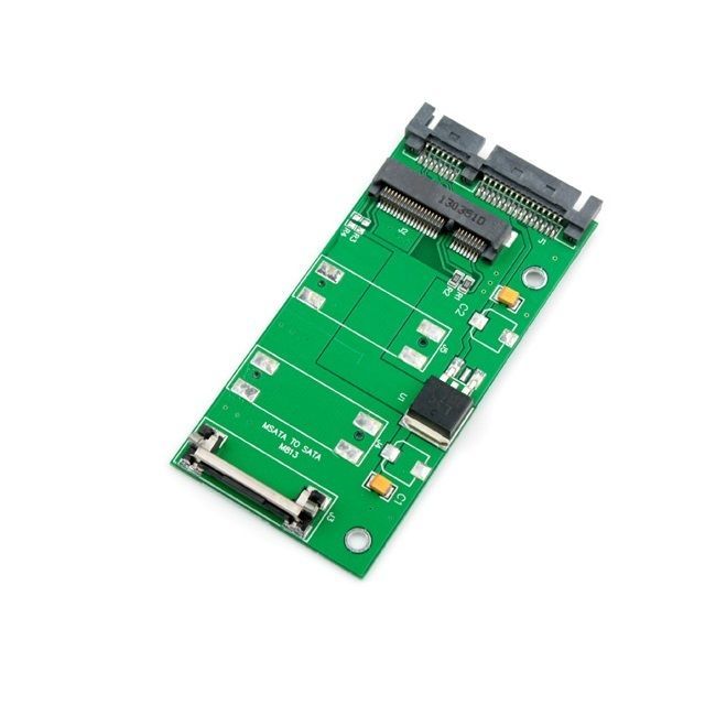SATA 변환 컨버터 mSATA to SATA 22P 슬림형 50mm