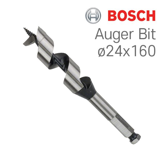 보쉬 Auger Bit 24x160 목재용 어거비트 1개입