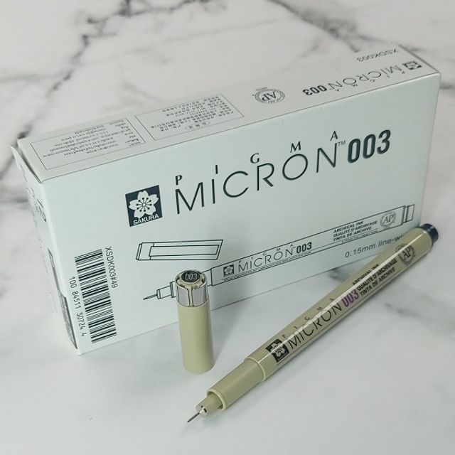 사쿠라 피그마 MICRION 0.15mm Black 1다스(12자루)