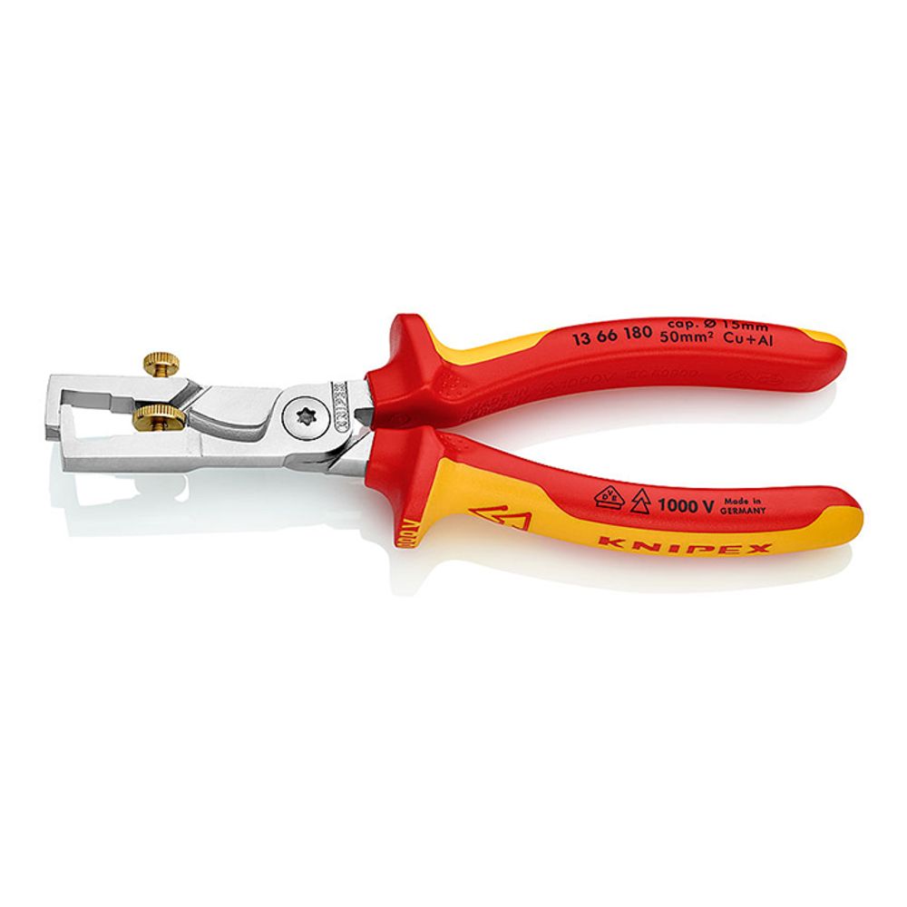 KNIPEX 스트립퍼(Strix절연)_13-66-180SB 전장- 180