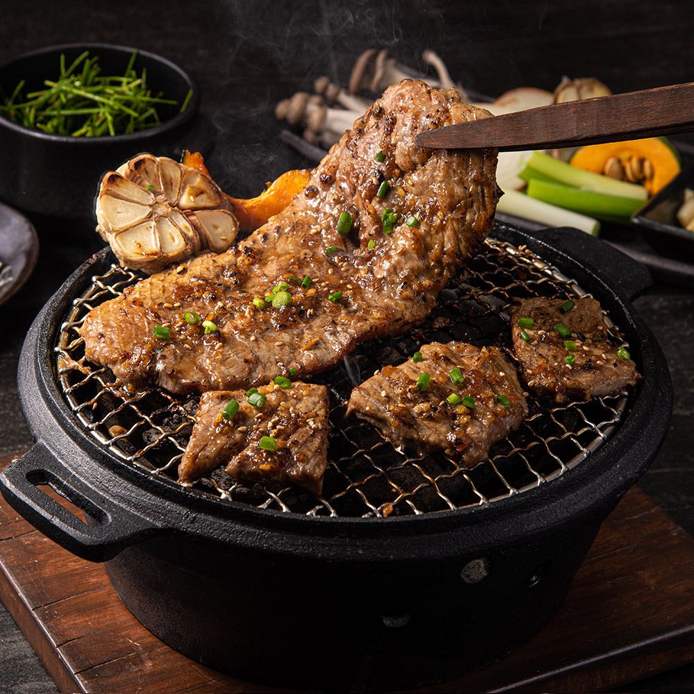 돈왕구이 돼지왕구이 양념목살 400g // 양념목살갈비맛 수제양념숯불돼지갈비 수제돼지갈비 j5z - 도매셀러