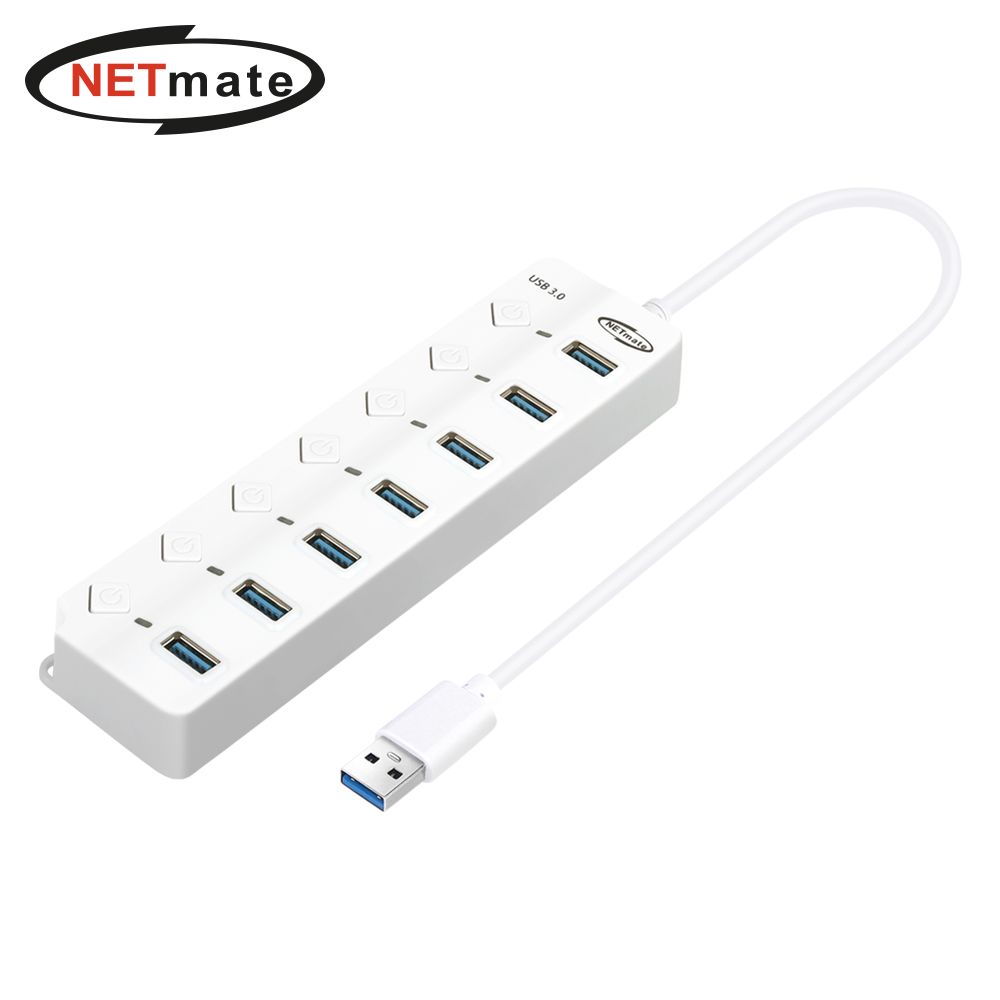 USB3.0 7포트 허브 (화이트)