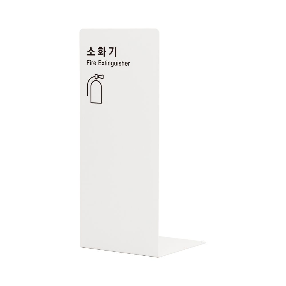 1456 소화기커버(철재/흰색) 200x200x500x1.5 (mm)