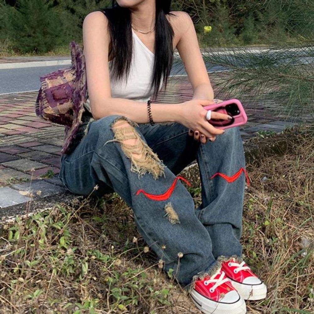 데님 키큰녀 스판 스판바지 청바지 데일리청바지