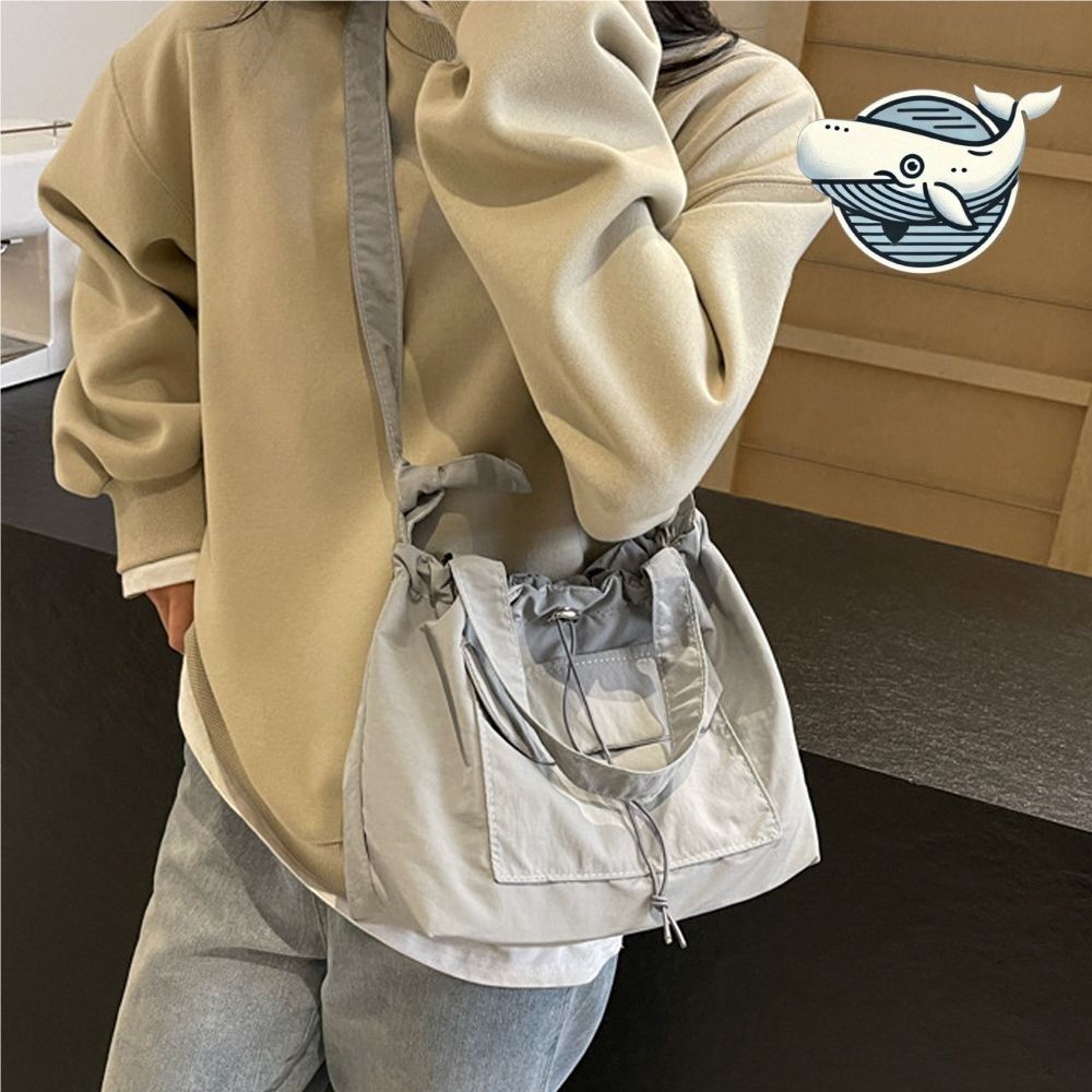 여성용 경량 크로스백 다용도 가방 그레이