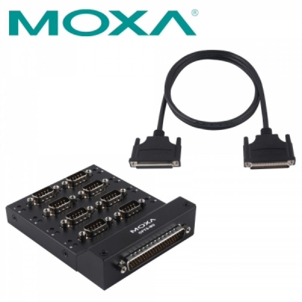 MOXA OPT8JSM9 8포트 시리얼 카드 패널DB9M x8