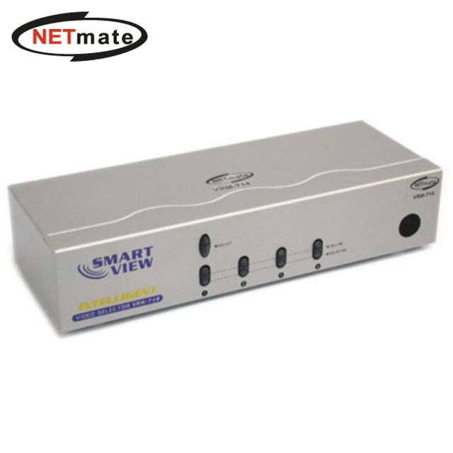 NETmate 고해상도 4대1 VGA 모니터 수동선택기