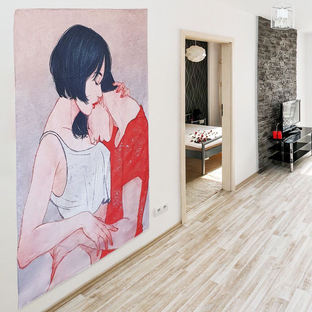 대형 포스터 커플세로 L 벽장식 인테리어장식