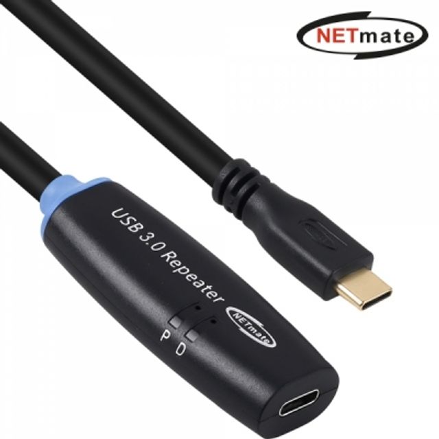 강원전자 넷메이트 USB3.0 C타입 연장 리피터 5m