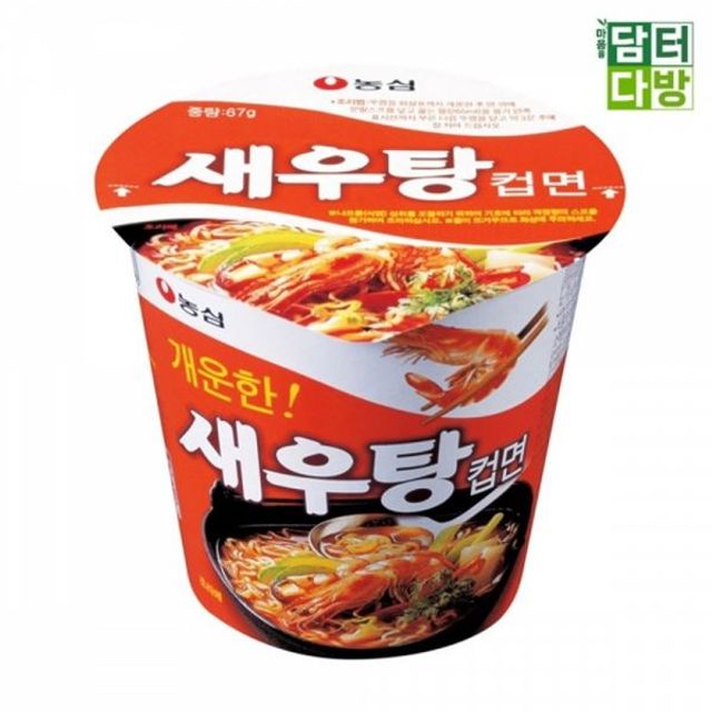 컵 x 30개 새우탕 농심 67g 새우탕 새우탕컵라면 농심