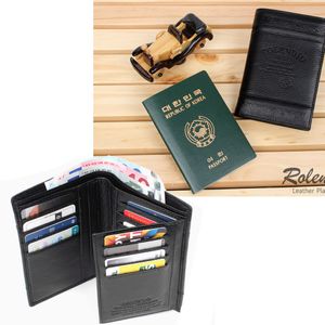 아이티알,NE BM05 소가죽 실용적인 여권지갑 포켓 카드 지폐 동전