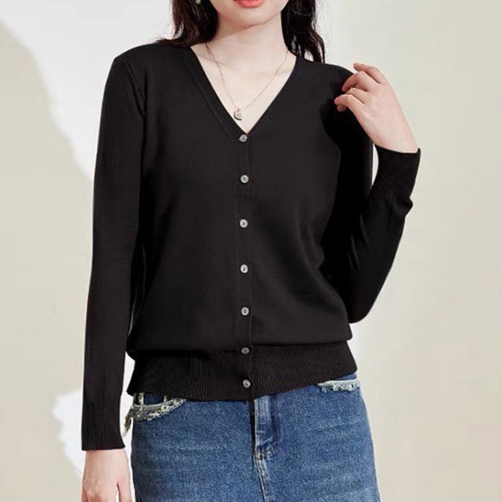 브이넥 정장 캐주얼룩 여성 상의 2컬러 캐주얼