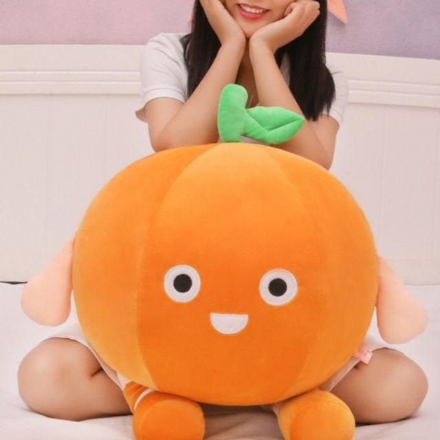 대형 인형 감귤 쿠션 탱귤 오렌지